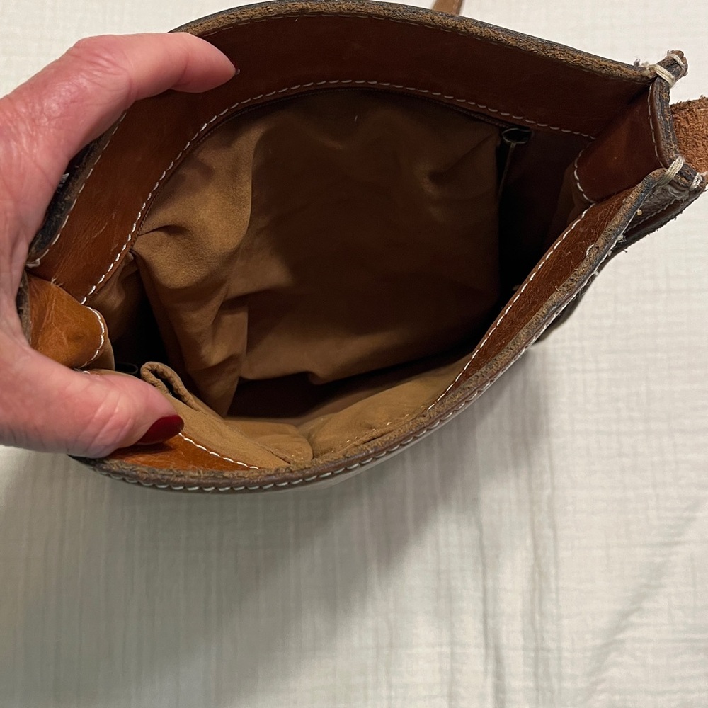 Patricia Nash Leather Crossbody Bag Purse - Picture 4 of 10